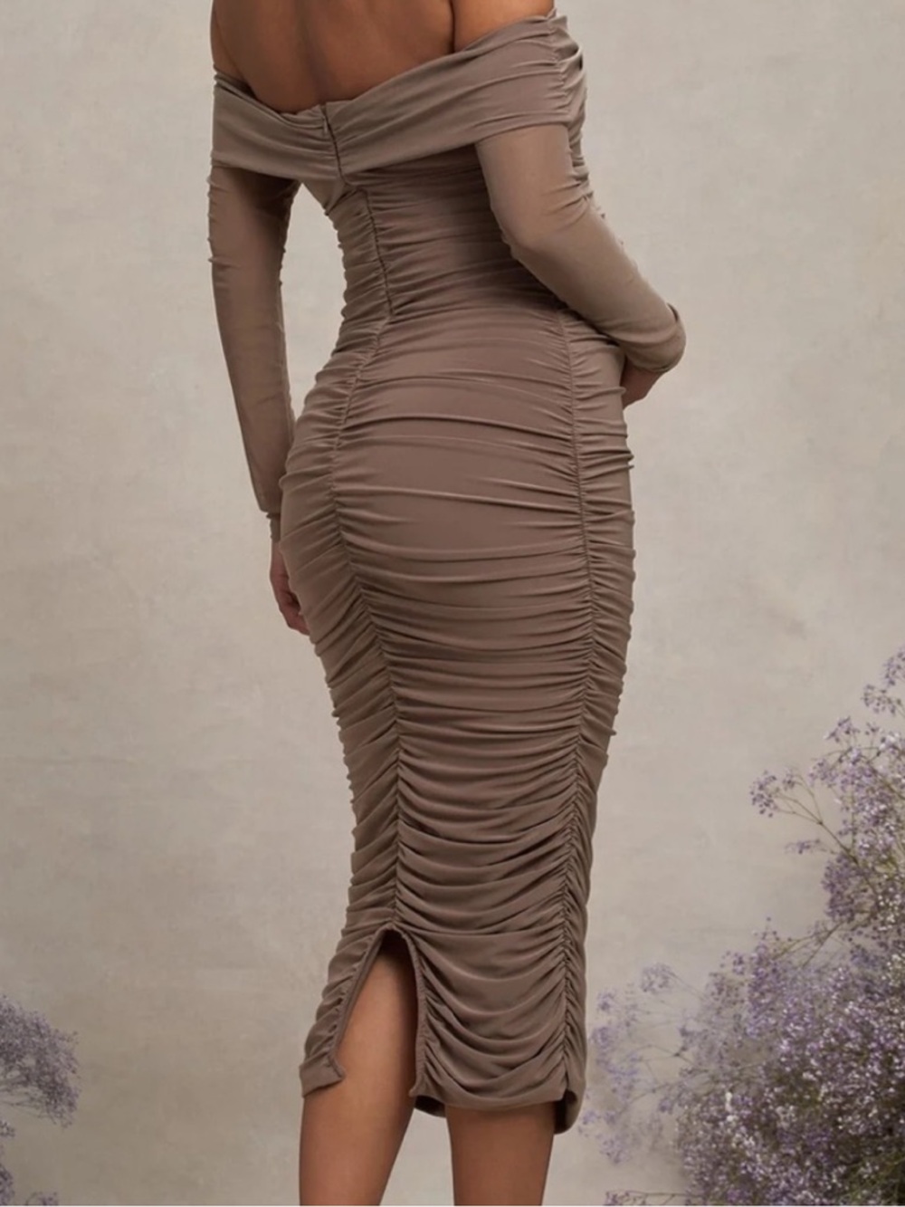 🎈HP🥳🎉 Club London mocha maternity dress US8 - Picture 2 of 2